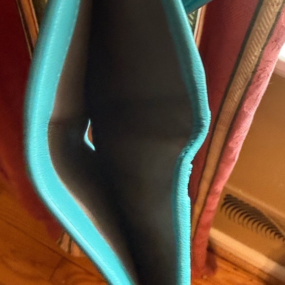 Bottega Veneta Teal Leather Women’s wallet - Picture 10 of 10